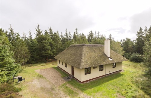 Blavand Villa | Holiday home with thatched roof and calm
