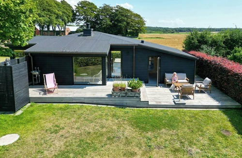 Haarby House | Holiday home with view of Helnæs Bay