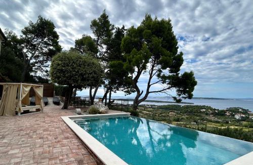 Mundanije House | Holiday house Pantovčak, secluded stone house with heated pool and unique view