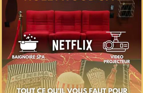 Chateau-Thierry Apartment | Hollywood Spa Jacuzzi - Cinéma