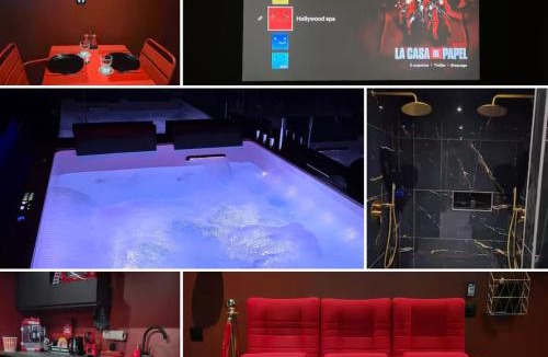 Chateau-Thierry Apartment | Hollywood Spa Jacuzzi - Cinéma