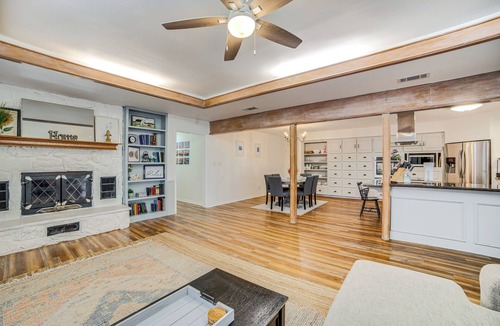 Yantis Cottage | Home on Lake Fork: Patio, Grill & Fire Pit!