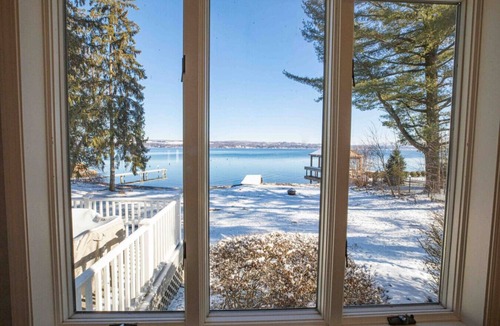 Mandana House | Home on Skaneateles Lake with dock near Marina