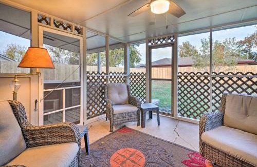 South Oklahoma City House | Home w/Screened Porch ~ 10 Miles to Dtwn OKC!