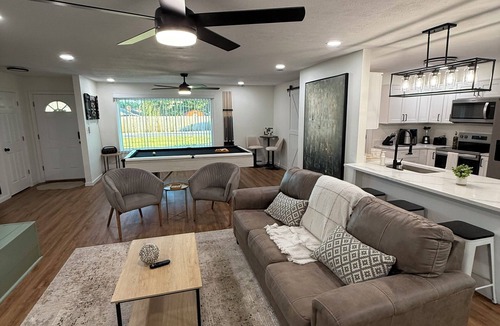 Brookline Station House | Home with private pool, pool table, and a great location
