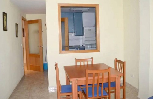 Sant Carles de la Rapita Apartment | Homerez - Appartement 700 m away from the beach for 4 ppl. with shared pool