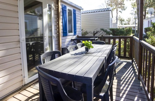 Saint-Jean-de-Monts House | Homerez - Bungalow 2 km away from the beach with shared pool, sauna and hammam