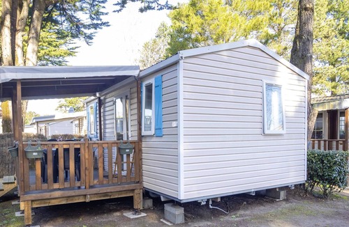 Saint-Jean-de-Monts House | Homerez - Bungalow 3 km away from the beach with shared pool, sauna and terrace