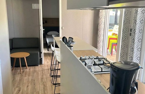 Vendres House | Homerez - Cosy Bungalow in Vendres with Shared Pool