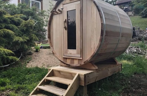 Louatre Apartment | Homerez - Cozy Chalet in Louâtre with Shared Pool