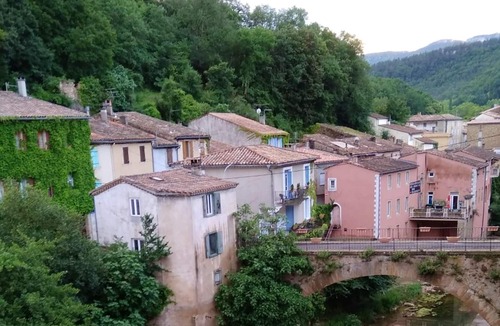 Rennes-les-Bains Apartment | Homerez - Nice studio for 2 ppl. with balcony at Rennes les bains