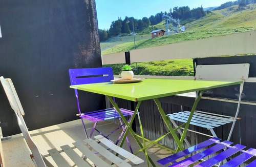 Chamrousse Apartment | Homerez - Studio in Chamrousse with Balcony