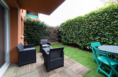 Blagnac Apartment | Hometimal Blagnac - T2 - Free Parking - Terrasse - Jardin