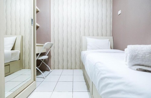 Pancoran Apartment | Homey 2BR Kalibata City Apartment By Travelio
