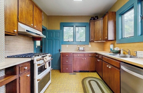 Lake Junaluska House | Homey two-story home with shared pool, WiFi, & full kitchen - dog-friendly