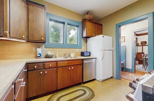 Lake Junaluska House | Homey two-story home with shared pool, WiFi, & full kitchen - dog-friendly
