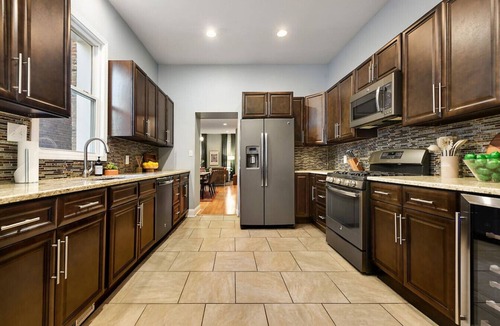 Lower Lawrenceville House | ★ HostWise Stays ★ Fire Pit Evenings & Rooftop Views | Prime Location