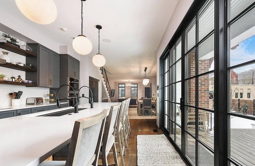 East Allegheny House | ★ HostWise Stays ★ Luxe Home| Dual Rooftop w/Skyline Views| Firepit