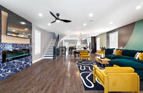Lower Lawrenceville House | ★ HostWise Stays ★ Stylish Homes with Rooftop Decks, BBQ & Parking