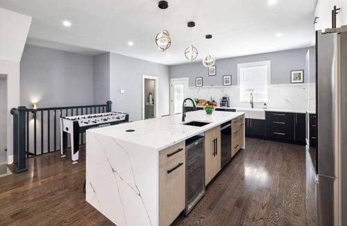 Lower Lawrenceville House | ★ HostWise Stays ★ Stylish Homes with Rooftop Decks, BBQ & Parking