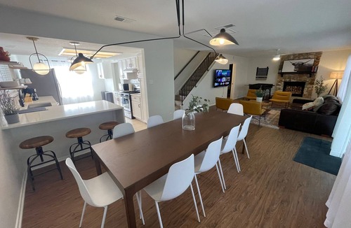 Milwood House | Hot tub) 4 Room Domain: Foosball
