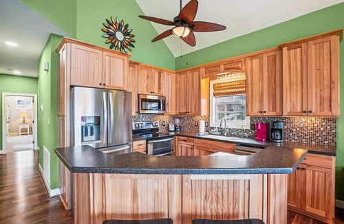Wise House | Hot Tub, Boat Dock, Large Deck, Firepit, Tiki bar, Pool!