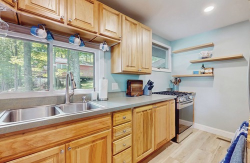 Gloversville House | Hot Tub + Deck: Waterfront Home on Sacandaga Lake