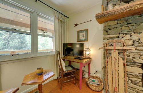 Cherokee House | Hot Tub & Fire Pit! Creekfront Bryson City Cabin