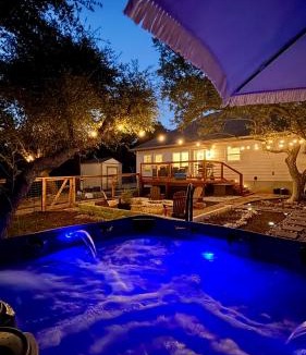 Canyon Lake Villa | Hot Tub, Fire Pit, LUX Interior, Pet Friendly