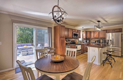 Tunkhannock Township House | Hot Tub, Fire Pit & Lake Access: Poconos Escape!