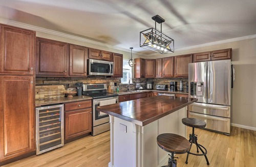 Tunkhannock Township House | Hot Tub, Fire Pit & Lake Access: Poconos Escape!