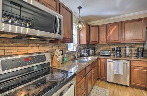 Tunkhannock Township House | Hot Tub, Fire Pit & Lake Access: Poconos Escape!