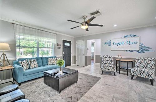 Crystal River House | Hot Tub + Game Room: Crystal River Retreat!