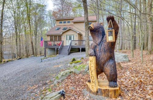 Gouldsboro House | Hot Tub, Game Room! Poconos Home 22 Mi to Slopes