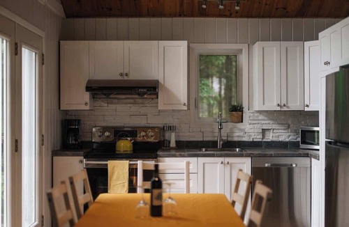 Lac-Sergent House | Hot Tub in the Woods, Private Lake, Sleeps 8