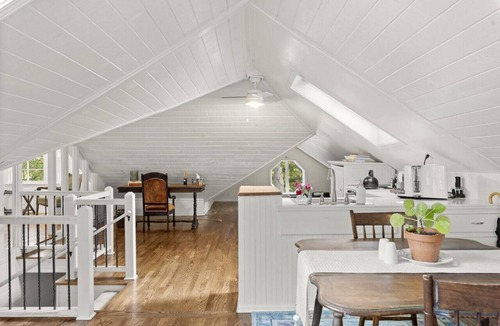 Decatur Apartment | Hot Tub + King Bed + Walkable