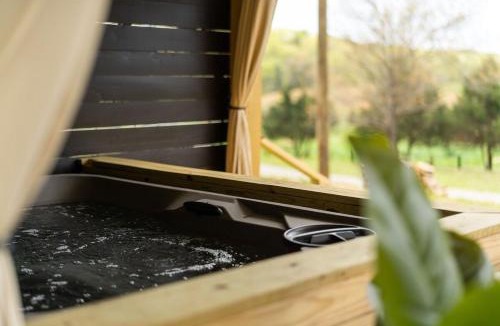 Wingina House | Hot Tub - King Suites - Outdoor Fireplace & Lounge