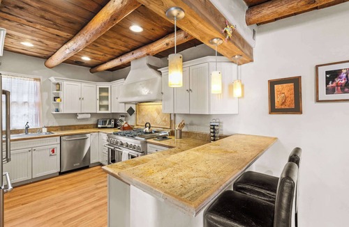 Historic Eastside House | Hot Tub, Kiva Fireplace, Koi Pond, Walk Everywhere