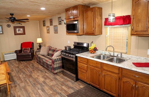 Commerce Cabin | Hot Tub - Lake Front Lodge - Private