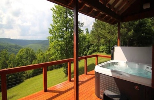 Ozone Cabin | Hot Tub, Patio, and Fire Pit - Cooper's Ozark Cabin