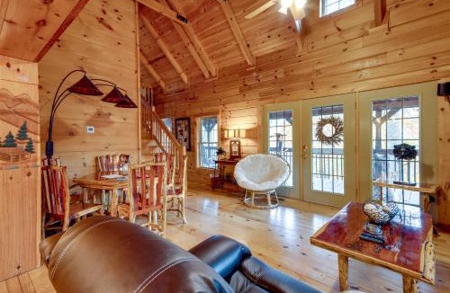 Rutherfordton House | Hot Tub, Pool Table! Riverfront Blue Ridge Cabin