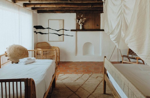 Old Town House | Hot Tub + Pool! Yucca Suite at The Desert Compass