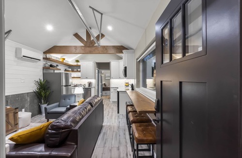 Spring House | HOT TUB! Tiny Home with one feature you won't find anywhere else.