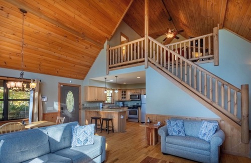 Bryson City Cabin | Hot Tub - Views - Open Large Wrap Around Deck