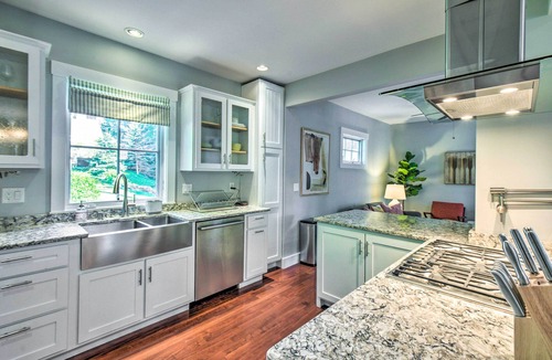 Meredith House | Hot Tub + Walk to Lakeside Dining: Meredith Home!