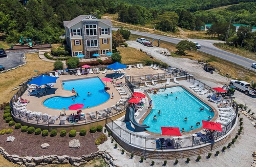 Hollister House | Hot Tub, Zero entry outdoor pool, Pool & Airhockey
