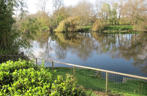 Saint-Martin-de-Sanzay House | house by the river Terrace in front and behind.