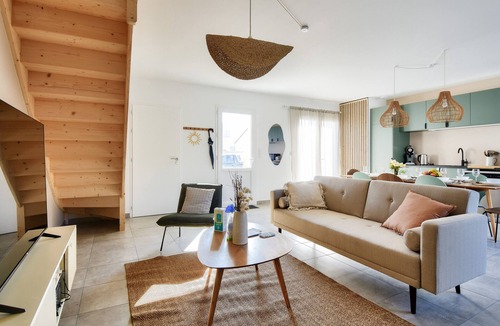 La Gueriniere Ski Chalet | House for 8 - 300m from the beach - Terrace