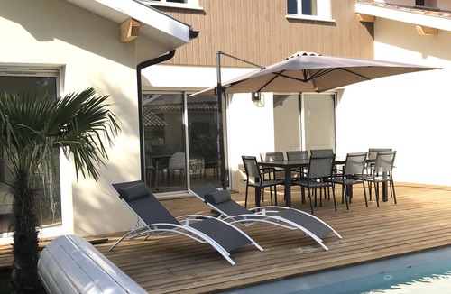 Moliets-et-Maa House | House in Moliets, heated pool near beach/shop named Whiteheaven