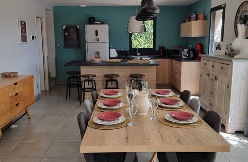 Saint-Julien-du-Serre House | House with swimming pool, garden, terrace with panoramic view Ardèche